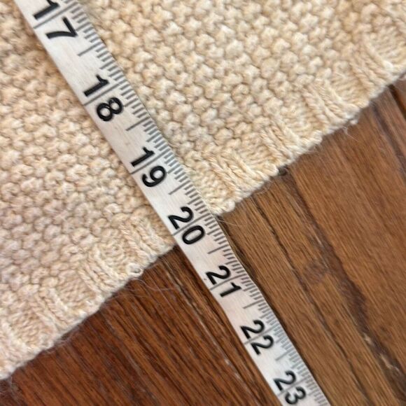 Universal Thread cream waffle knit quartet zip sweater M - Picture 7 of 9